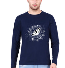 Load image into Gallery viewer, house of the dragon (dracarys) Full Sleeves T-Shirt for Men-Navy Blue-Ektarfa.online
