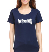 Load image into Gallery viewer, Vetements T-Shirt for Women-Navy Blue-Ektarfa.online
