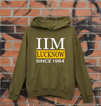 Load image into Gallery viewer, IIM Lucknow Unisex Hoodie for Men/Women-S(40 Inches)-Olive Green-Ektarfa.online
