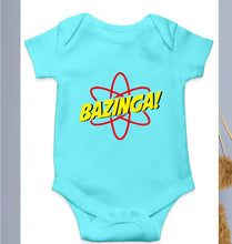 Load image into Gallery viewer, Sheldon Cooper Bazinga Kids Romper For Baby Boy/Girl-0-5 Months(18 Inches)-Sky Blue-Ektarfa.online
