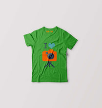 Load image into Gallery viewer, I Love Photography Kids T-Shirt for Boy/Girl-Flag Green-Ektarfa.online
