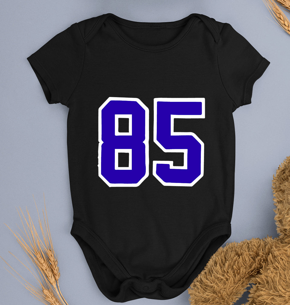 Varsity 85 Kids Romper For Baby Boy/Girl-Black-Ektarfa.online