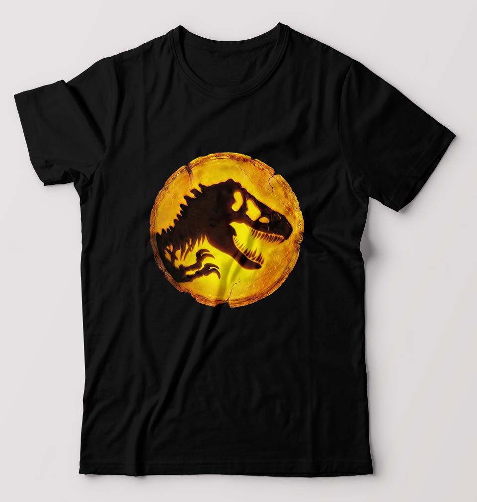 Jurassic World T-Shirt for Men-S(38 Inches)-Black-Ektarfa.online