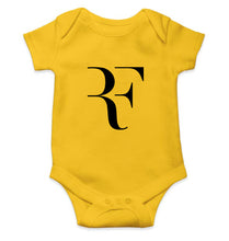 Load image into Gallery viewer, Roger Federer(RF) Kids Romper For Baby Boy/Girl-0-5 Months(18 Inches)-Yellow-Ektarfa.online
