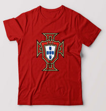 Load image into Gallery viewer, Portugal Football T-Shirt for Men-Red-Ektarfa.online
