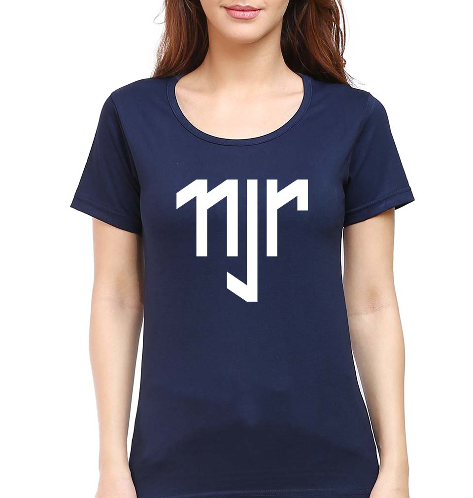 Neymar (NJR) T-Shirt for Women-Navy Blue-Ektarfa.online