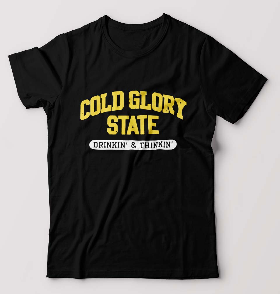 Varsity Cold Glory T-Shirt for Men-Black-Ektarfa.online