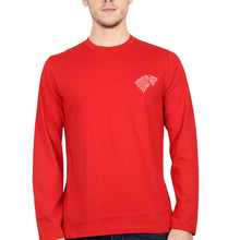 Load image into Gallery viewer, GOT Game Of Thrones Stark Logo Full Sleeves T-Shirt for Men-Red-Ektarfa.online
