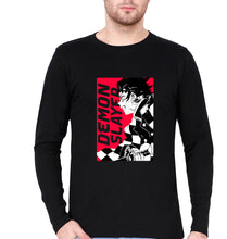 Load image into Gallery viewer, Demon Slayer Full Sleeves T-Shirt for Men-Black-Ektarfa.online
