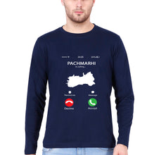 Load image into Gallery viewer, Pachmarhi Calling T Full Sleeves T-Shirt for Men-Navy Blue-Ektarfa.online
