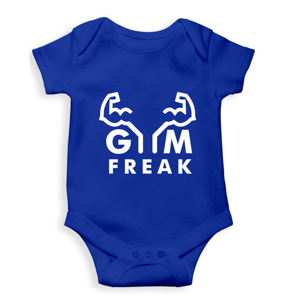 Gym Kids Romper For Baby Boy/Girl-Royal Blue-Ektarfa.online