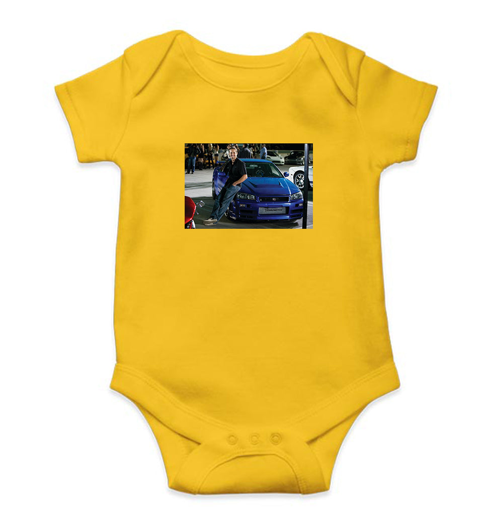 paul walker fast and furious Kids Romper For Baby Boy/Girl