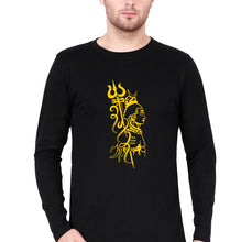 Load image into Gallery viewer, Mahakal Mahadev Bholenath Shiva Shivji Full Sleeves T-Shirt for Men-Black-Ektarfa.online
