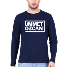 Load image into Gallery viewer, Ummet Ozcan Full Sleeves T-Shirt for Men-Navy Blue-Ektarfa.online
