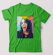 Load image into Gallery viewer, Billie Eilish T-Shirt for Men-S(38 Inches)-flag green-Ektarfa.online
