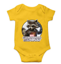 Load image into Gallery viewer, Rocket Raccoon Kids Romper Kids Romper For Baby Boy/Girl-0-5 Months(18 Inches)-Yellow-Ektarfa.online
