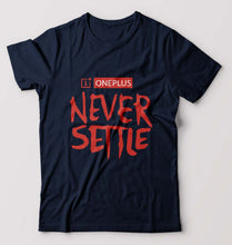 Load image into Gallery viewer, OnePlus T-Shirt for Men-Navy Blue-Ektarfa.online
