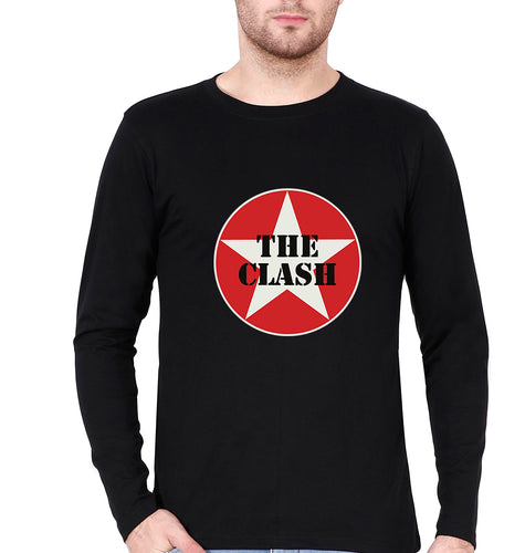 The Clash Full Sleeves T-Shirt for Men-Black-Ektarfa.online