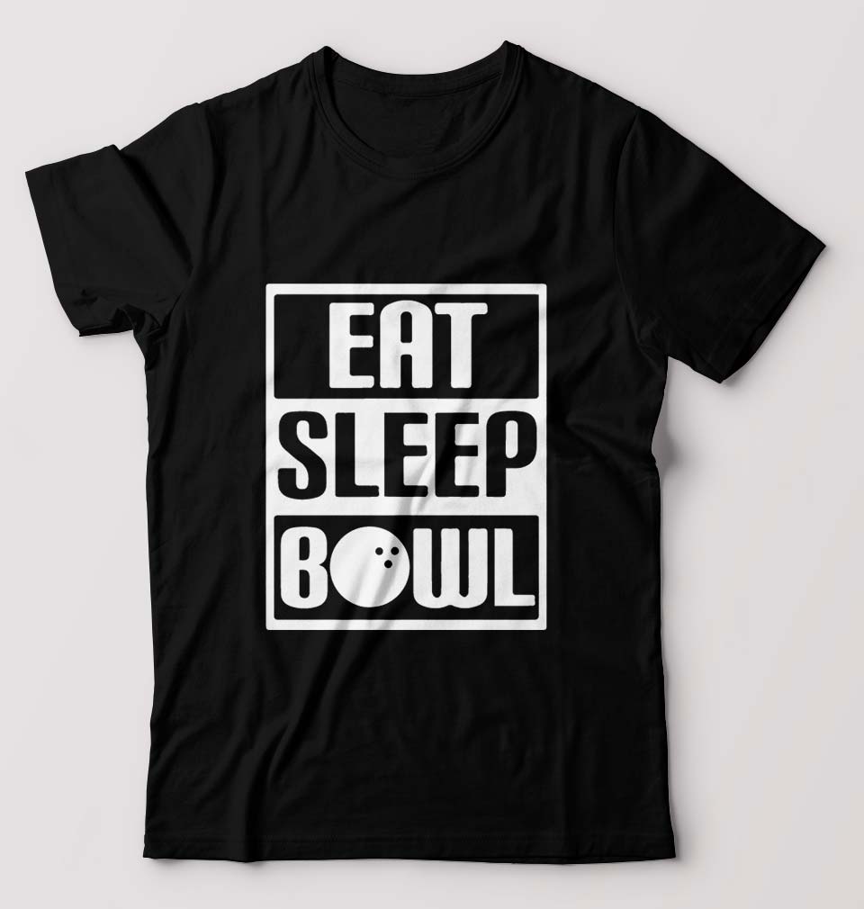 Bowling T-Shirt for Men-Black-Ektarfa.online