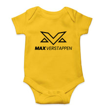 Load image into Gallery viewer, Max Verstappen Kids Romper For Baby Boy/Girl-0-5 Months(18 Inches)-Yellow-Ektarfa.online

