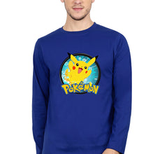 Load image into Gallery viewer, Pokémon Full Sleeves T-Shirt for Men-Royal Blue-Ektarfa.online
