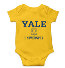 Load image into Gallery viewer, Yale University Kids Romper Kids Romper For Baby Boy/Girl-0-5 Months(18 Inches)-Yellow-Ektarfa.online
