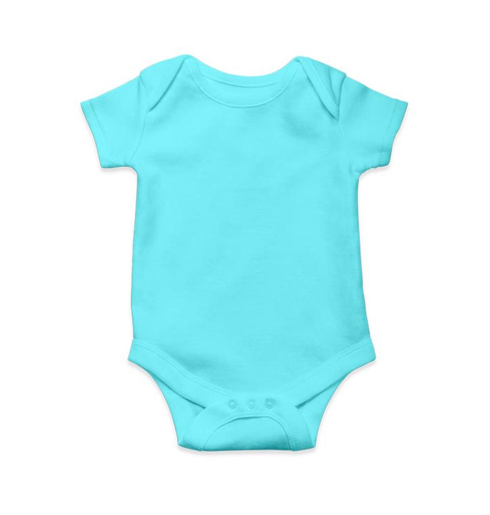 Plain Sky Blue Romper-ektarfa.com