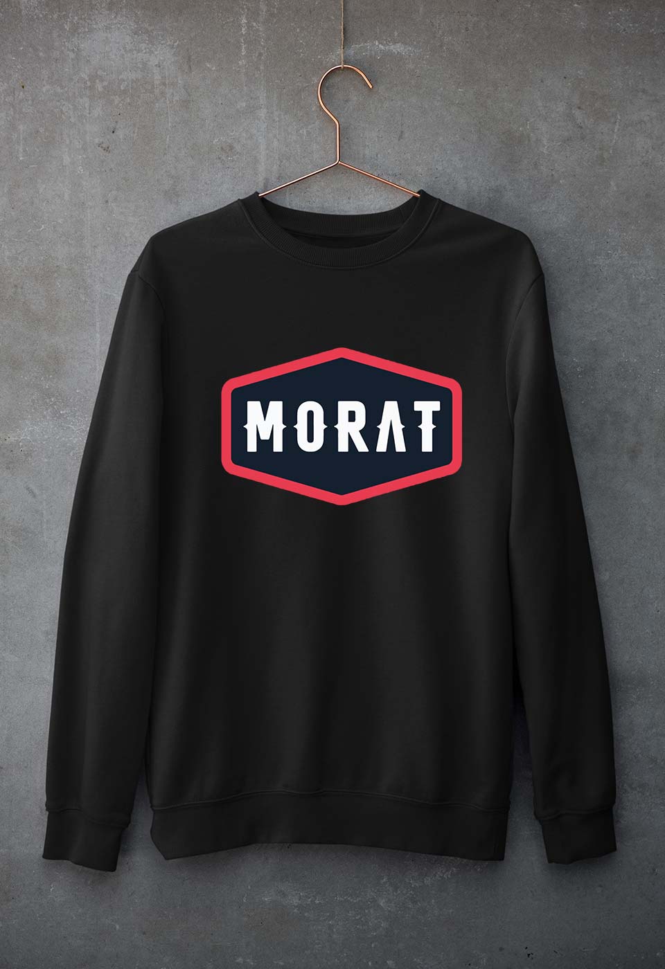 Morat Unisex Sweatshirt for Men/Women-Black-Ektarfa.online