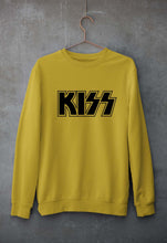 Load image into Gallery viewer, Kiss Rock Band Unisex Sweatshirt for Men/Women-S(40 Inches)-Mustard Yellow-Ektarfa.online
