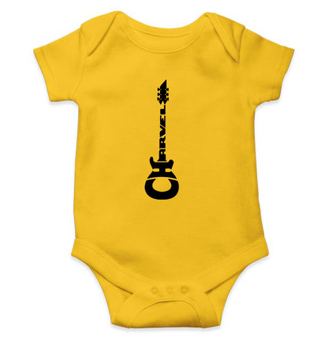 Charvel Guitar Kids Romper For Baby Boy/Girl-Yellow-Ektarfa.online