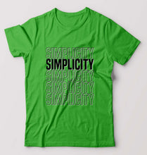 Load image into Gallery viewer, Simplicity T-Shirt for Men-S(38 Inches)-flag green-Ektarfa.online
