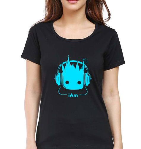 Groot T-Shirt for Women-Black-Ektarfa.online