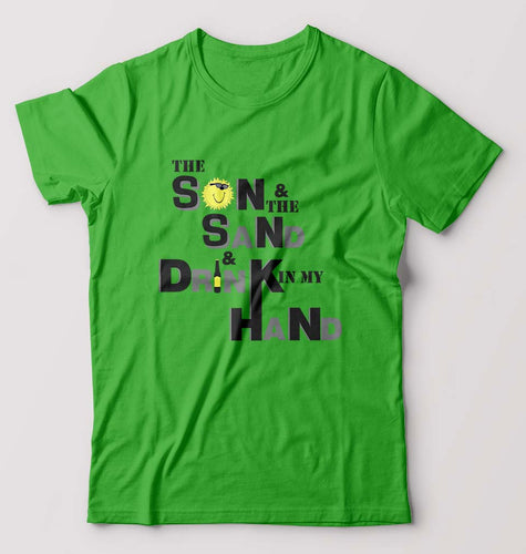 Goa T-Shirt for Men-flag green-Ektarfa.online