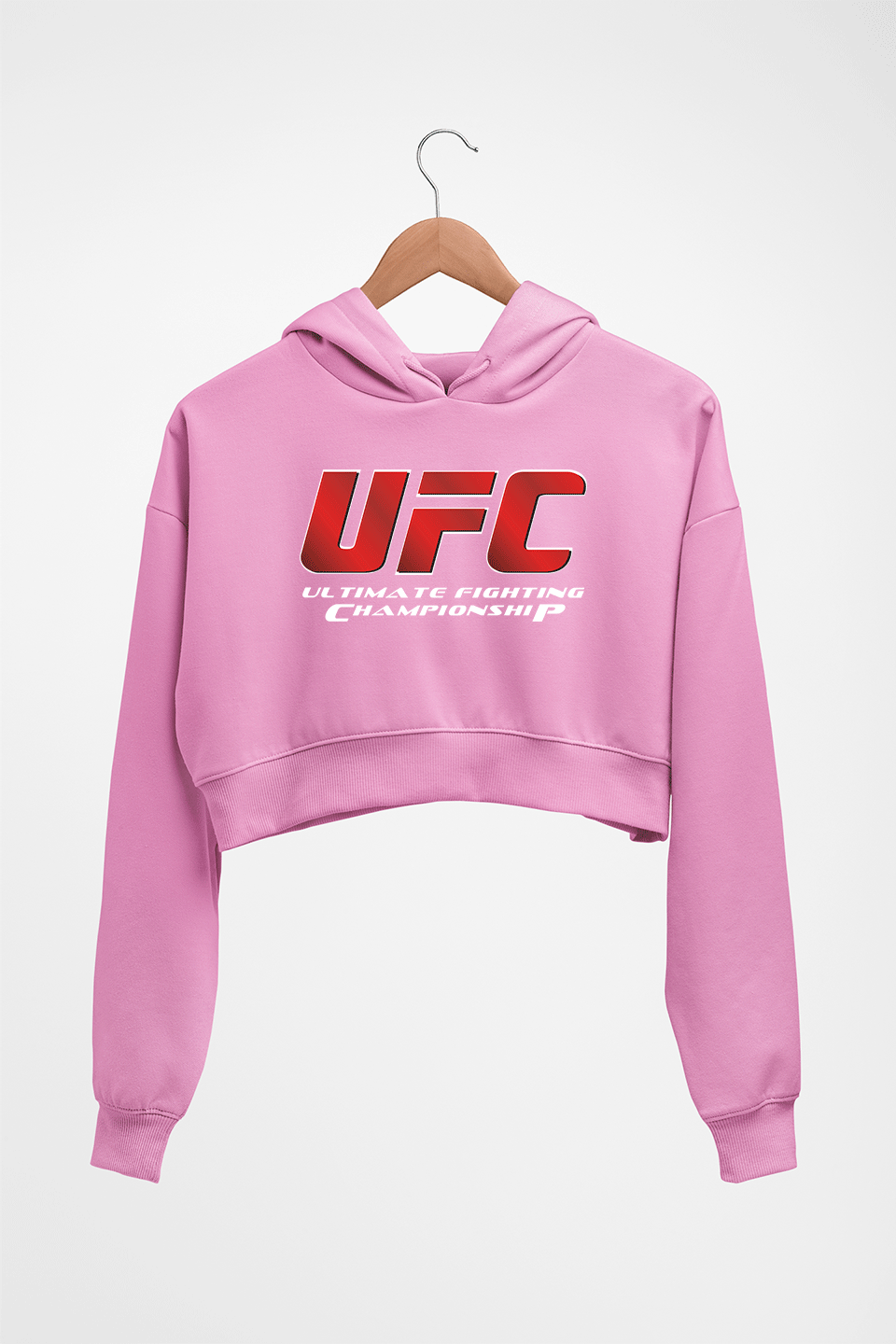 UFC HOODIE FOR WOMEN-Light Baby Pink-Ektarfa.online