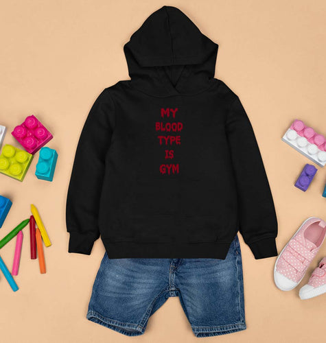 Gym Kids Hoodie for Boy/Girl-Black-Ektarfa.online