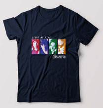 Load image into Gallery viewer, The Doors T-Shirt for Men-Navy Blue-Ektarfa.online
