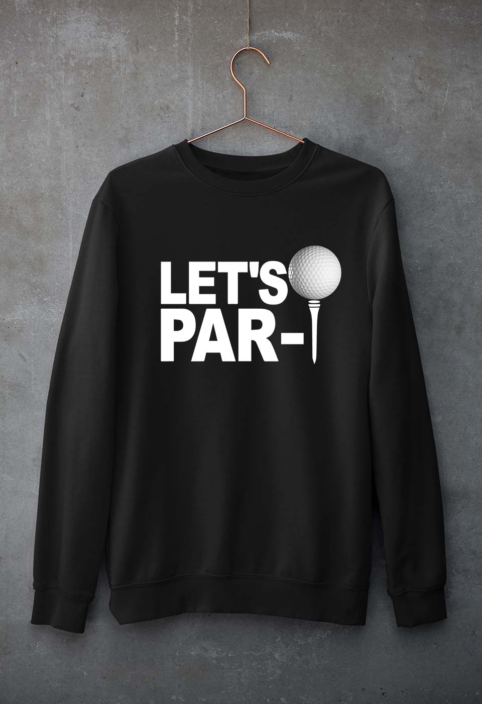 Golf Unisex Sweatshirt for Men/Women-Black-Ektarfa.online