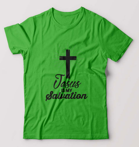 Jesus T-Shirt for Men-flag green-Ektarfa.online