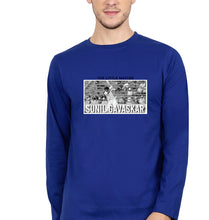 Load image into Gallery viewer, Sunil Gavaskar Full Sleeves T-Shirt for Men-Royal Blue-Ektarfa.online
