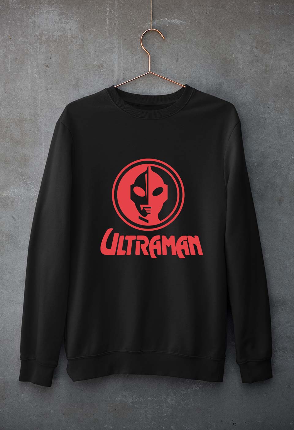 Ultraman Unisex Sweatshirt for Men/Women-Black-Ektarfa.online