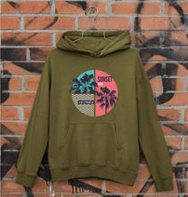 Load image into Gallery viewer, Sunset California Unisex Hoodie for Men/Women-S(40 Inches)-Olive Green-Ektarfa.online
