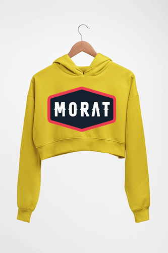 Morat Crop HOODIE FOR WOMEN-Mustard Yellow-Ektarfa.online