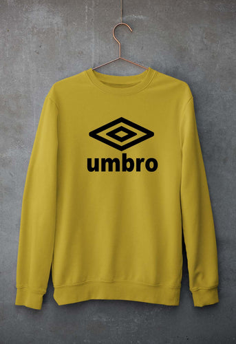 Umbro Unisex Sweatshirt for Men/Women-Mustard Yellow-Ektarfa.online