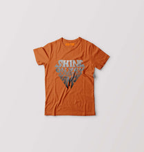 Load image into Gallery viewer, Shine on You Crazy Diamond Kids T-Shirt for Boy/Girl-0-1 Year(20 Inches)-Orange-Ektarfa.online
