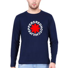 Load image into Gallery viewer, Red Hot Chili Peppers Full Sleeves T-Shirt for Men-Navy Blue-Ektarfa.online

