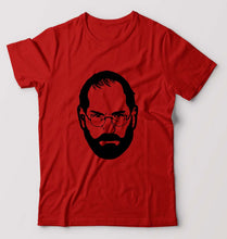 Load image into Gallery viewer, Steve Jobs T-Shirt for Men-Red-Ektarfa.online
