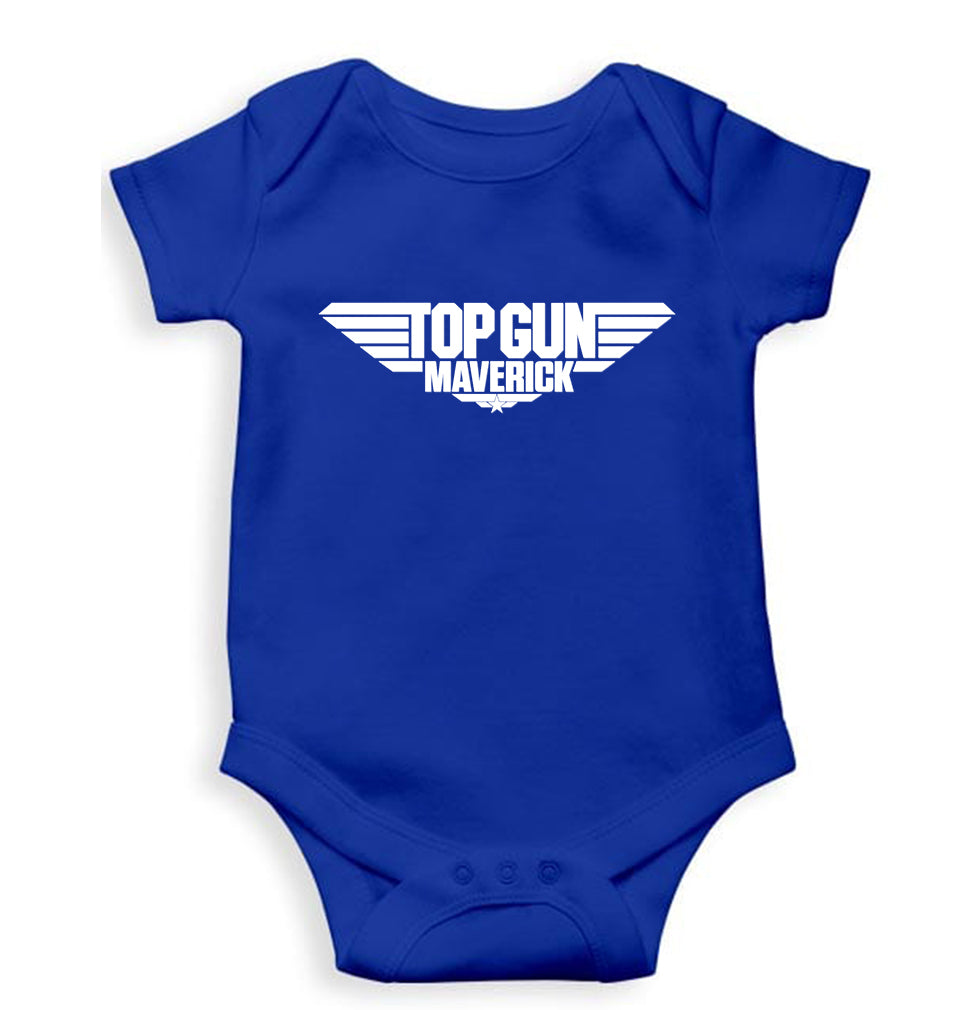 Top Gun Kids Romper For Baby Boy/Girl-Royal Blue-Ektarfa.online