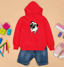 Load image into Gallery viewer, Pug Dog Kids Hoodie for Boy/Girl-0-1 Year(22 Inches)-Red-Ektarfa.online
