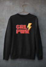 Load image into Gallery viewer, Feminist Girl Power Unisex Sweatshirt for Men/Women-S(40 Inches)-Black-Ektarfa.online
