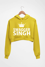 Load image into Gallery viewer, Swagger Singh Crop HOODIE FOR WOMEN
